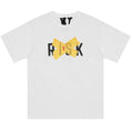 VLONE Yellow PoliceTape Letters T-shirts